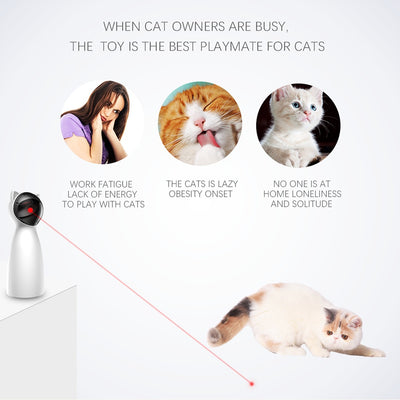Smart LED Laser leksak för Katt